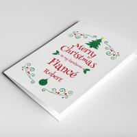 Fiance Christmas Card, Gift For Fiance, Romantic Christmas, Christmas Fiance Card, Fiance Xmas Card, Christmas Love