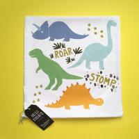 Dinosaur Cushion Cover, Dinosaur Pillow, Kids Cushions, Dinosaur Gift, Animal Cushion, Dinosaur Decor, Pillow Cover, Playroom Cushion, T Rex