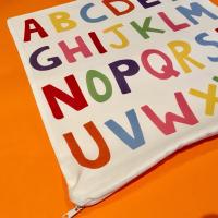 Alphabet Cushion Cover, Alphabet Pillow, Nursery Cushion, Alphabet Gift, Letter Cushion, Letter Cushion, Alphabet Nursery, Playroom Cushion