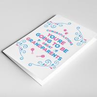 You're going to be Grandparents Card - Great Grandparents, Pregnancy Reveal to Grandparents, Pregnancy Announcement Grandparents, Expecting