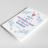 First Father's day card for husband, First Father's Day Gift, New Dad, First Father's Day Baby, 1st Father's Day Card, 1st Father's Day Gift