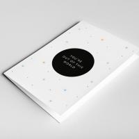 Love Card, Valentine's Day Card - You're out of this world, Anniversary, I Love You Greeting card, Romantic, galaxy, stars, space