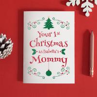 Mummy's 1st Christmas Card, Mum Christmas Gift, First Christmas, Baby 1st Christmas, New Mum Christmas Card, Card for Mum, Mum gift