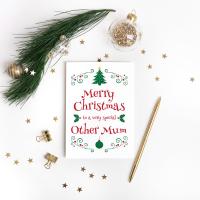 Stepmother Christmas Card, Stepmom Christmas Gift For Stepmother, Stepmum, Stepmother Card, Stepmom Gift, Christmas Stepmom Card, Xmas Card