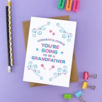 You're going to be a Grandfather Card - Grandpa Card Grandad, Expecting Card, Baby Card, Pregnancy Announce, Pregnancy Reveal, Pregnant Card