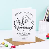 Graduation Card, Graduation Card Masters, University Graduate, Congratulations Card, Graduation Gift, Exam Card, Graduate Card, Degree Card