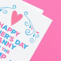 Grandma Mother's Day From The Bump, Grandma from bump card, Nanny to be card, Grandma Mother's day card, nanny mothers day, baby to be card