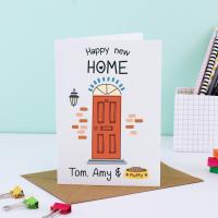 Congratulations New home card, Personalised Moving Card, Moving House card, Moving in together gift, Moving home gift, Housewarming card