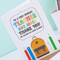 Teacher Thank You Card Personalised, Thanks for Helping me Grow, Personalised Teacher Gift, Wonderful Teacher, Teacher Appreciation Card