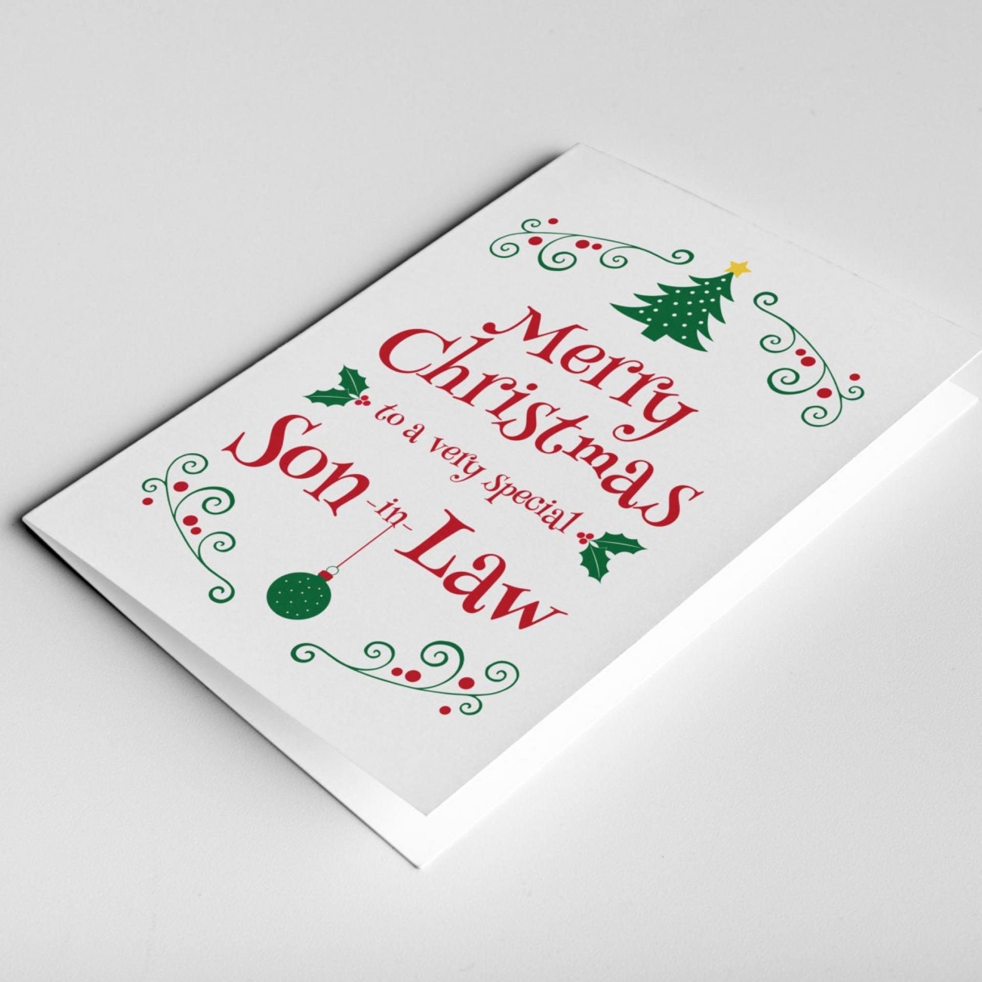 Son Christmas Card, Christmas Gift For Son, Son Card, Christmas Son Card, Son Present, Son in law gift, Son Xmas Card, Stepson Card