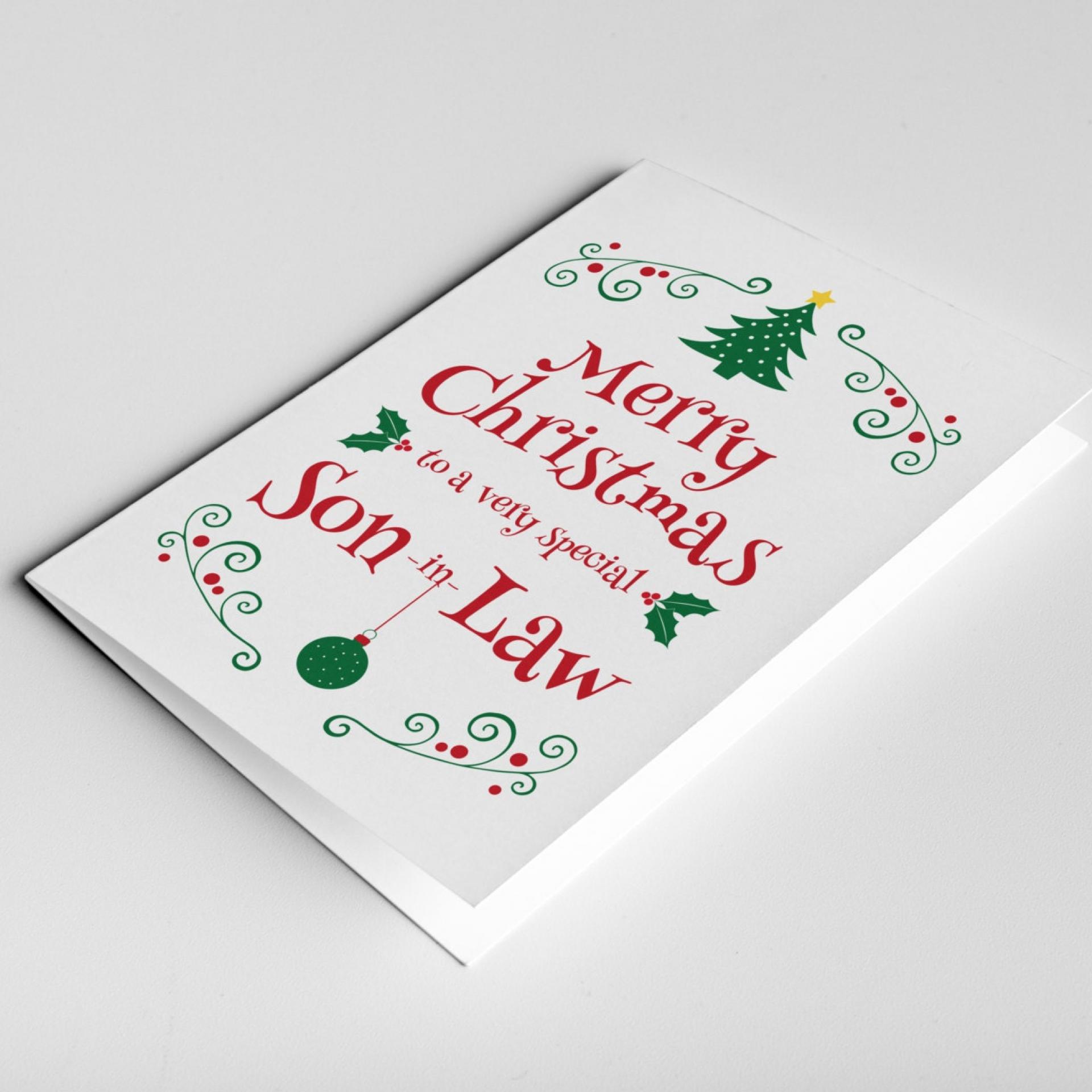 Son Christmas Card, Christmas Gift For Son, Son Card, Christmas Son Card, Son Present, Son in law gift, Son Xmas Card, Stepson Card