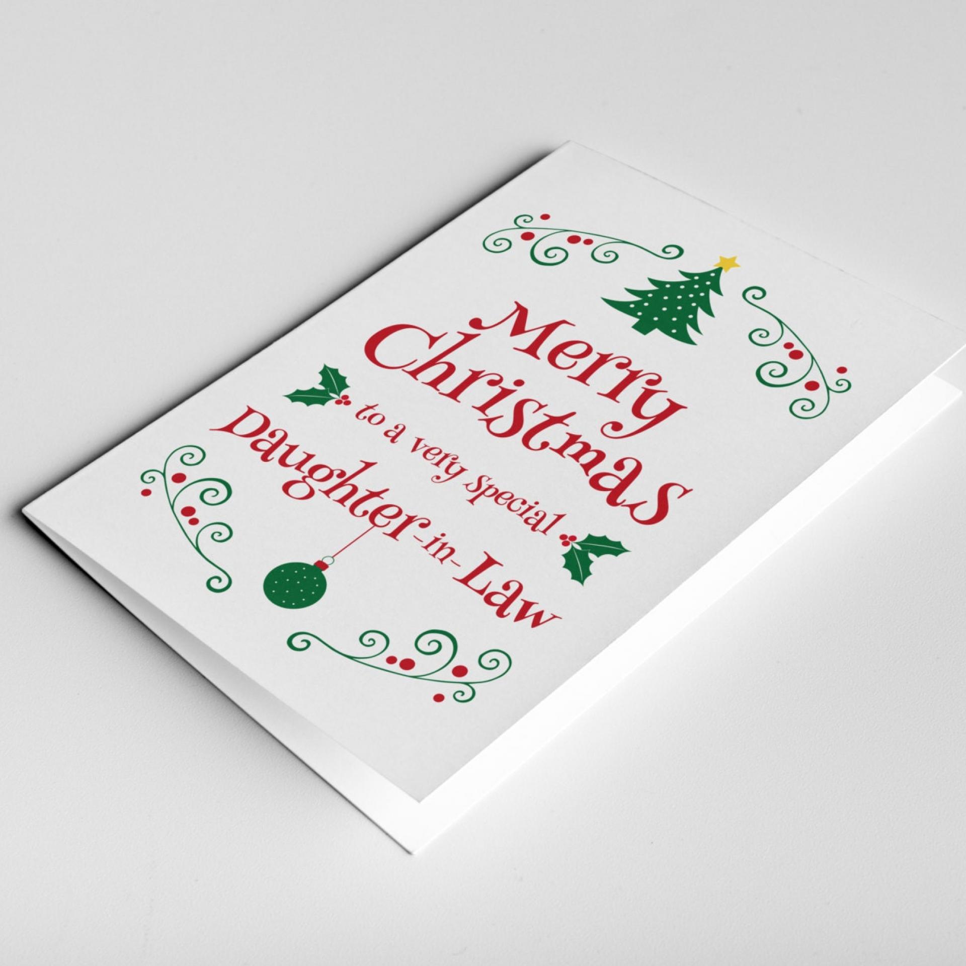 Daughter Christmas Card, Christmas Gift For Daughter, Daughter Card, Daughter in Law Gift, Christmas Daughter Card, Stepdaughter Card Xmas