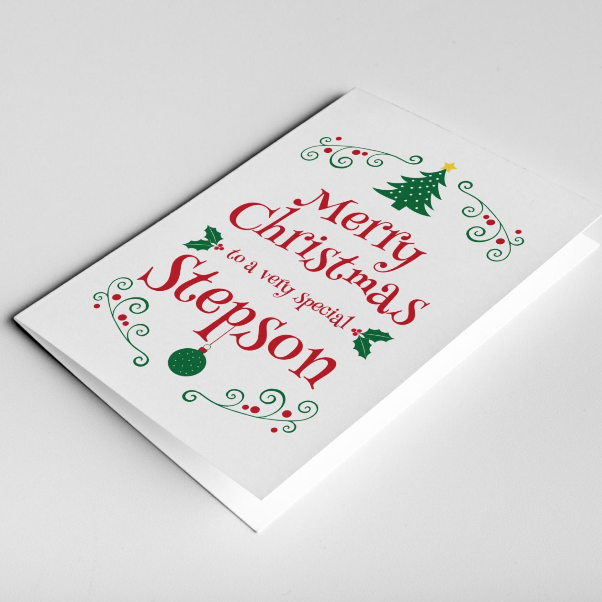 Son Christmas Card, Christmas Gift For Son, Son Card, Christmas Son Card, Son Present, Son in law gift, Son Xmas Card, Stepson Card