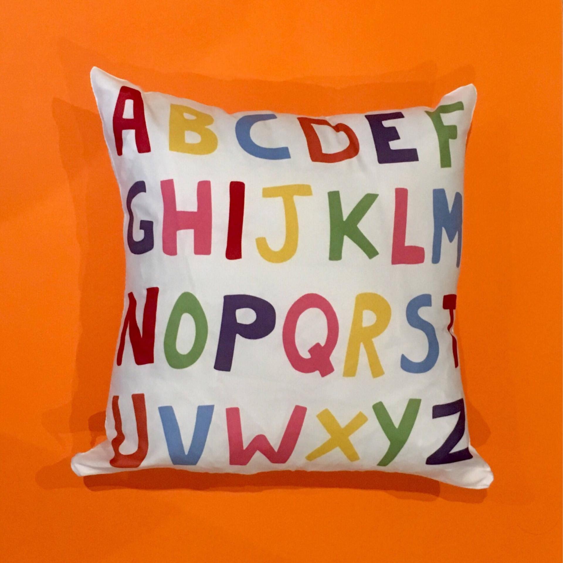 Alphabet Cushion Cover, Alphabet Pillow, Nursery Cushion, Alphabet Gift, Letter Cushion, Letter Cushion, Alphabet Nursery, Playroom Cushion