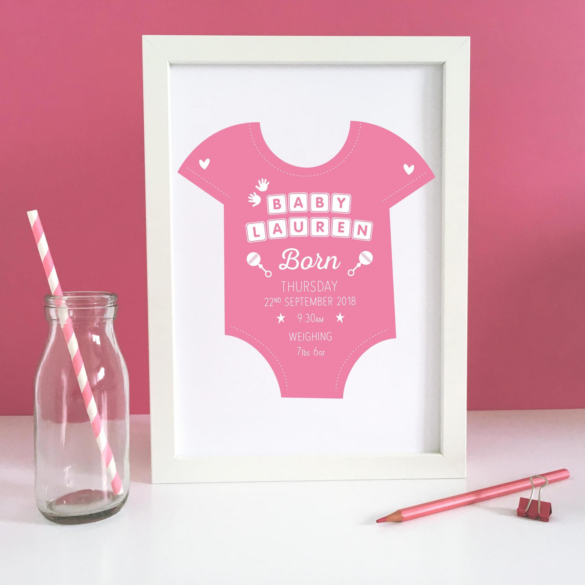 Birth Print Personalised, Baby Birth Stats Print, Baby Boy Birth Print, New birth print, Newborn Birth Print, Birth Statistics, New Baby Boy