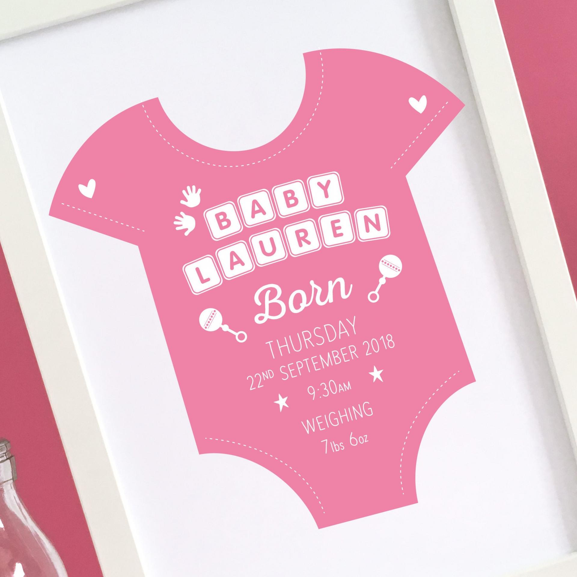 Birth Print Personalised, Baby Birth Stats Print, Baby Boy Birth Print, New birth print, Newborn Birth Print, Birth Statistics, New Baby Boy