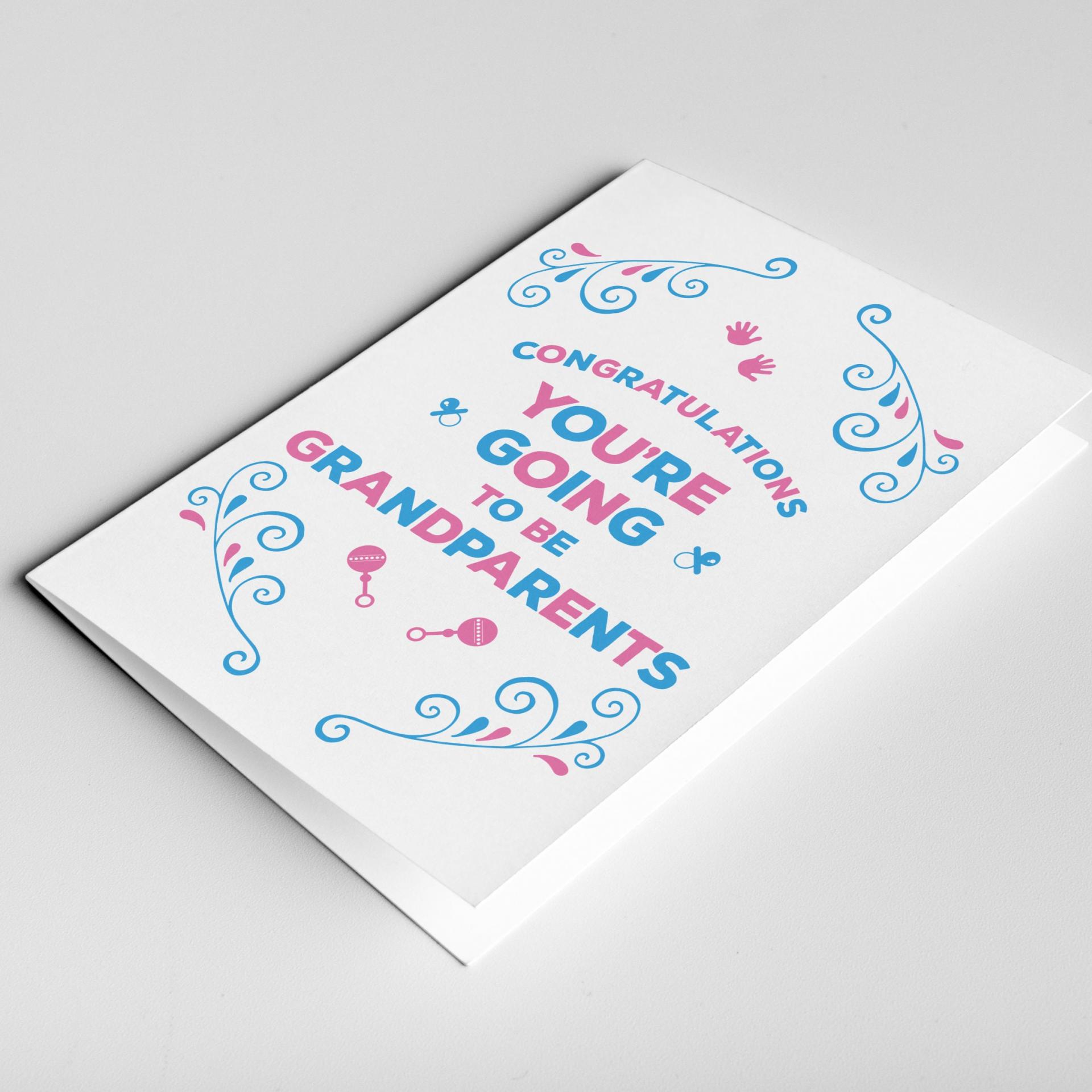 You're going to be Grandparents Card - Great Grandparents, Pregnancy Reveal to Grandparents, Pregnancy Announcement Grandparents, Expecting