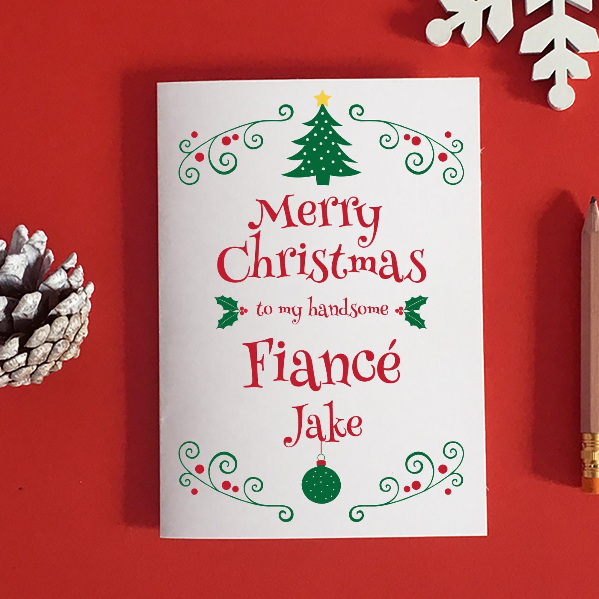 Fiance Christmas Card, Gift For Fiance, Romantic Christmas, Christmas Fiance Card, Fiance Xmas Card, Christmas Love