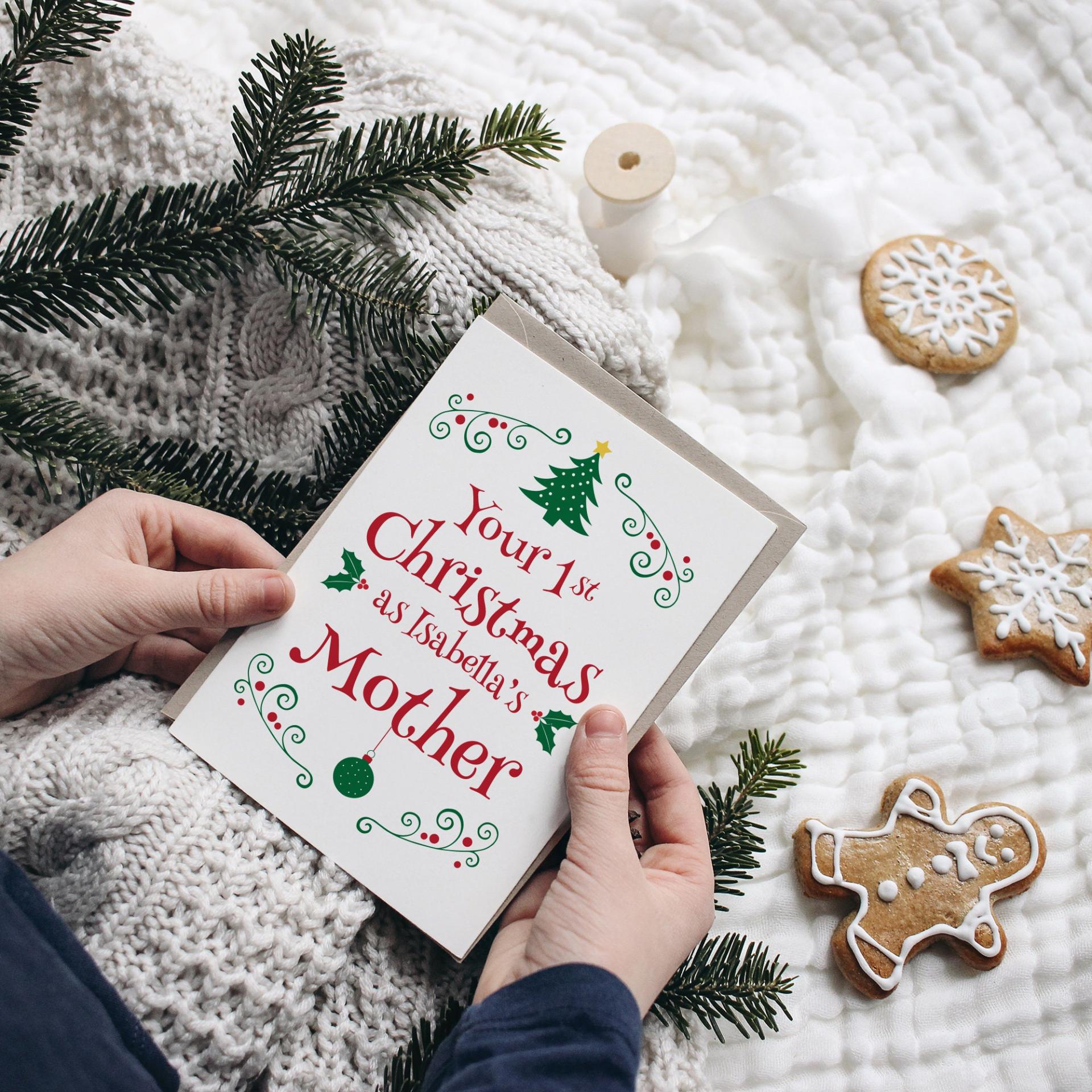 Mummy's 1st Christmas Card, Mum Christmas Gift, First Christmas, Baby 1st Christmas, New Mum Christmas Card, Card for Mum, Mum gift