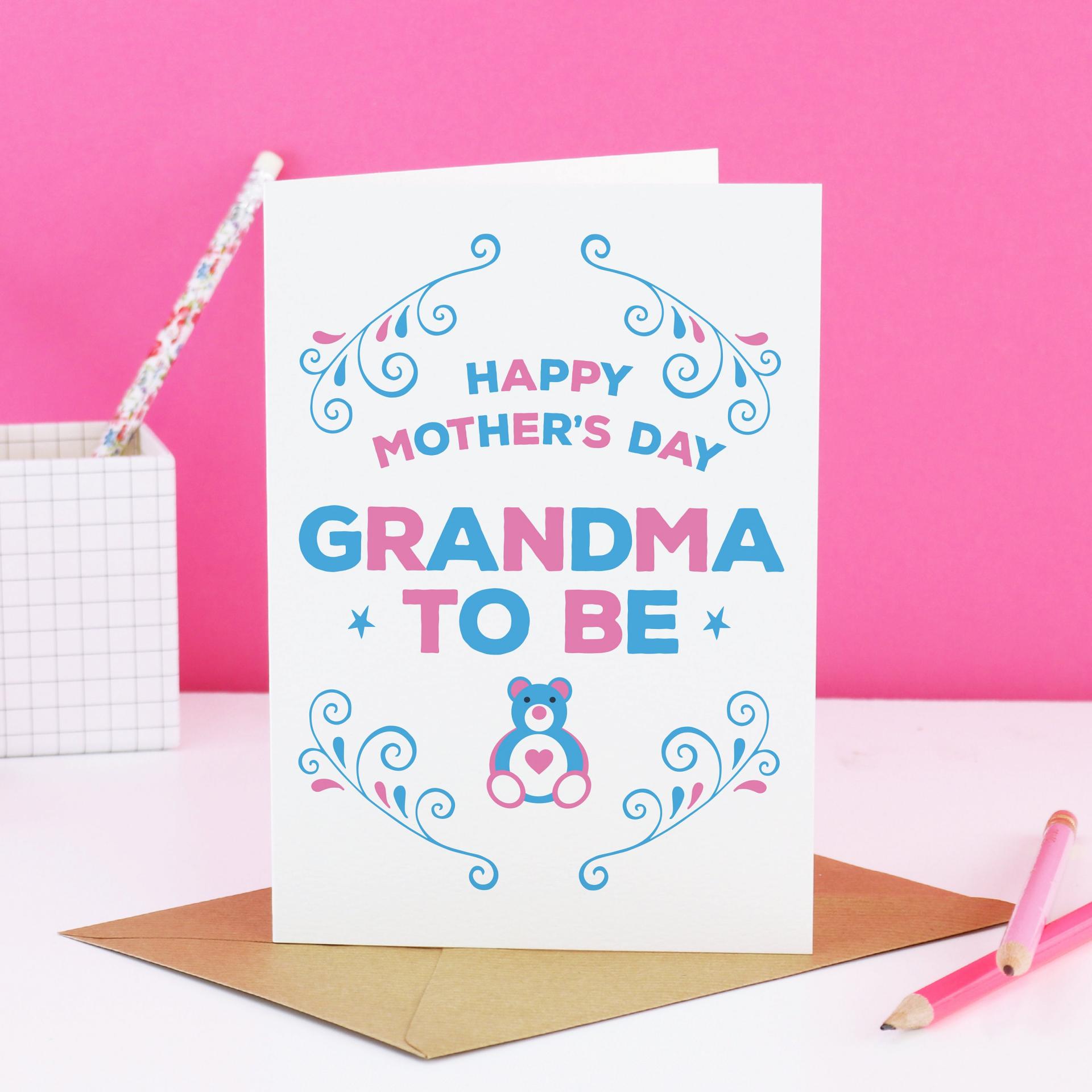 Mothers Day Mummy to be Card, Mum to be card, Nanny to be card, Nanna to be card, Mother's Day mum to be gift, Pregnant mothers day card