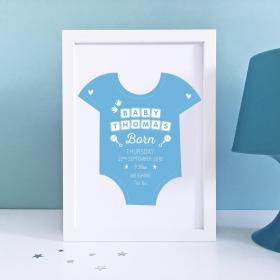 Birth Print Personalised, Baby Birth Stats Print, Baby Boy Birth Print, New birth print, Newborn Birth Print, Birth Statistics, New Baby Boy