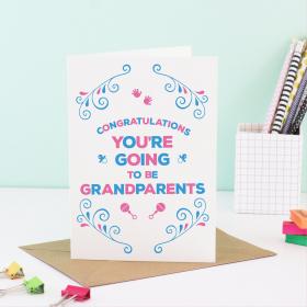 You&#39;re going to be Grandparents Card - Great Grandparents, Pregnancy Reveal to Grandparents, Pregnancy Announcement Grandparents, Expecting