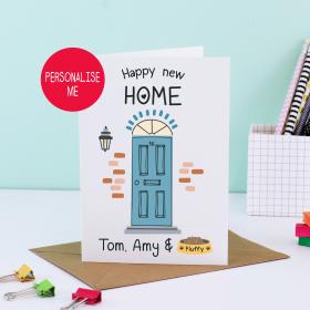 Congratulations New home card, Personalised Moving Card, Moving House card, Moving in together gift, Moving home gift, Housewarming card