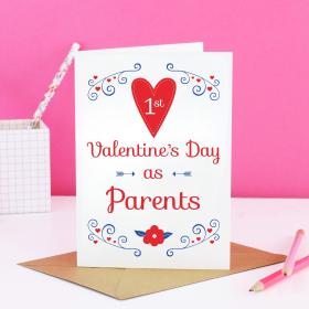 New Parents Valentine's day card