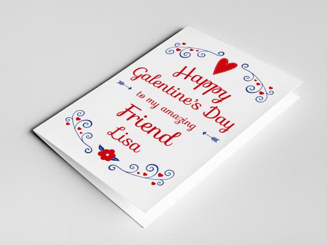Galentine&#39;s Day Card, Galantines Card, Card for Best Friend, Card for Girlfriend, Galentines Day Gift, Galantines Gift, Parks and Rec card