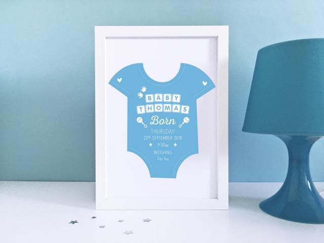 Birth Print Personalised, Baby Birth Stats Print, Baby Boy Birth Print, New birth print, Newborn Birth Print, Birth Statistics, New Baby Boy