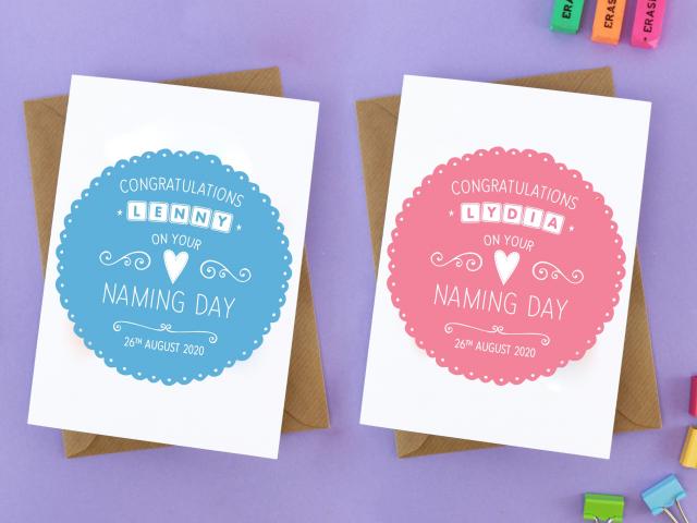Naming Day Card, Name Day Card, Naming Ceremony Card, Baby Naming Day Card, Baby Naming Gift, Baby Name Gift, Naming Day Gift