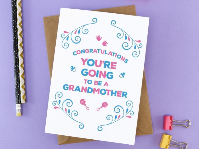 You're going to be a Grandmother Card - Nan Grandma Card, Expecting Card, New Baby Card, Pregnancy Announce, Pregnancy Reveal, Pregnancy